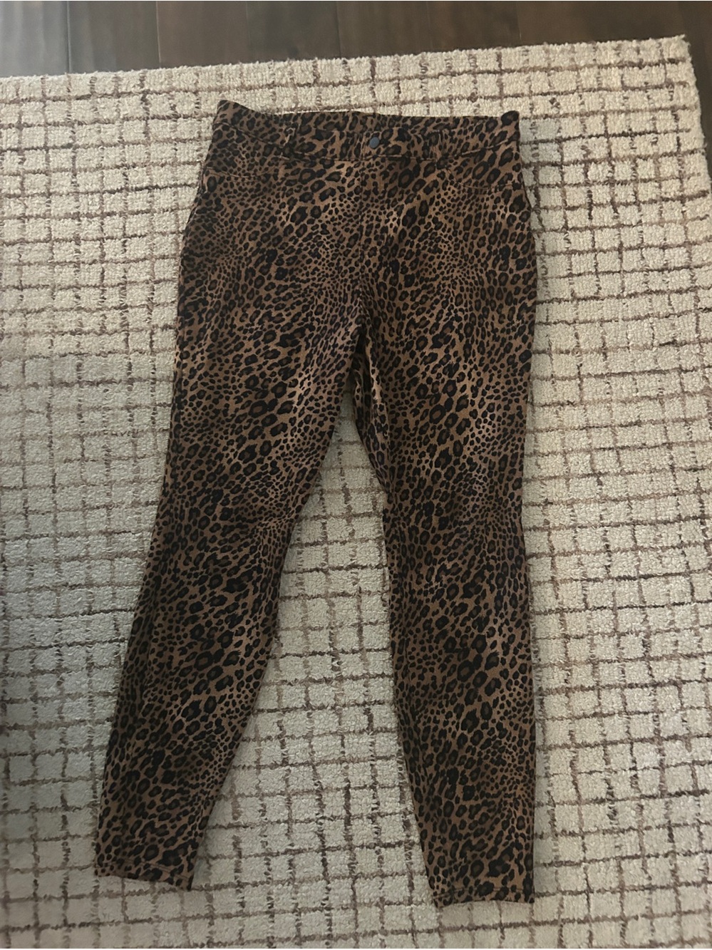 Leopard pull on pants